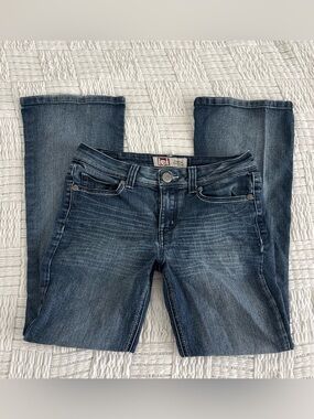 lei Women's Blue Boot-Cut Jeans